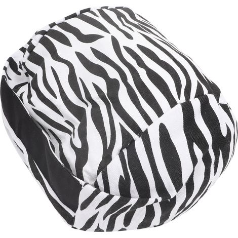 Coussin de lecture pour tablette en toile imprimée, style zèbre (1/5)