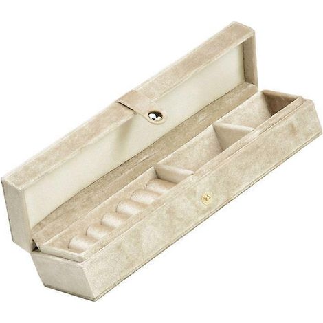 Boîte à bijoux élégante en velours pour ranger vos accessoires (boucles d'oreilles, colliers). (1/5)