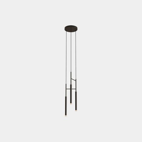 LEDS C4 Candle Suspension Cluster LED noire 11,5 W 2700 K à variation de phase