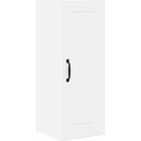 Meuble mural de cuisine,Armoire de cuisine Blanc brillant 30 x 31 x 80 cm CFW74220 (1/5)