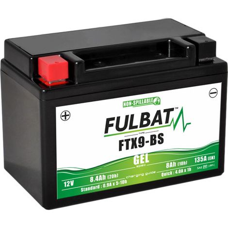 Fulbat – Batterie moto GEL 12V 8.4Ah – 100% étanche – Longue durée de vie – Adaptée par temps froid (1/5)