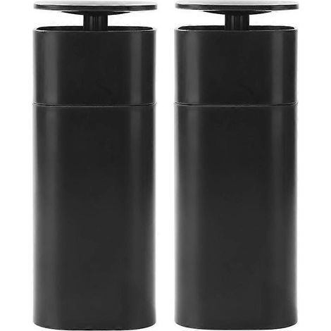 Distributeur de détergent pour évier de cuisine, comptoir, salle de bain, presse-mains, récipient de rangement, porte-savon noir (1/5)