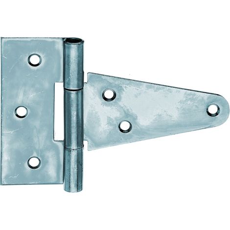Charnière anglaise zinguée – avec goupille détachée – Bande 148 mm – Pour volets et coffres – Marque (1/2)