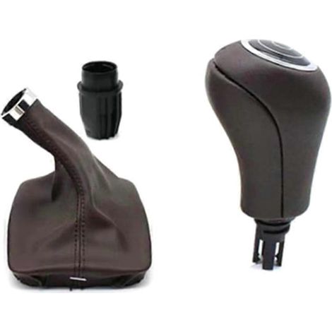 Pommeau de levier de vitesses avec soufflet A2042672310 pour Mercedes-Benz Classe C/E GLK C180 E200 GLK300 W204 W212 W207, couleur moka (1/5)