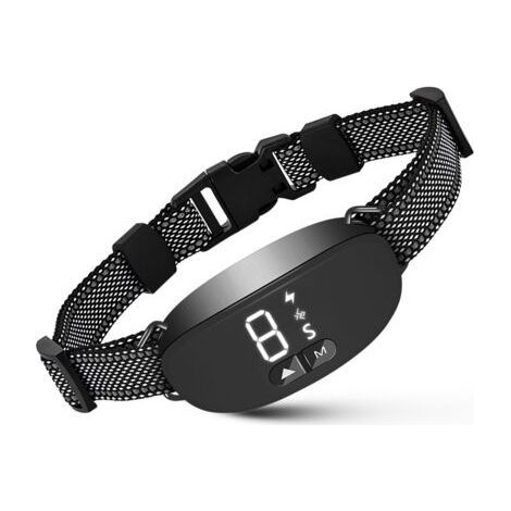 Anti Barking Device, Dog Training Device, Anti Barking Supplies for Pets, Precision Anti Barking Device (H Black) (1/4)