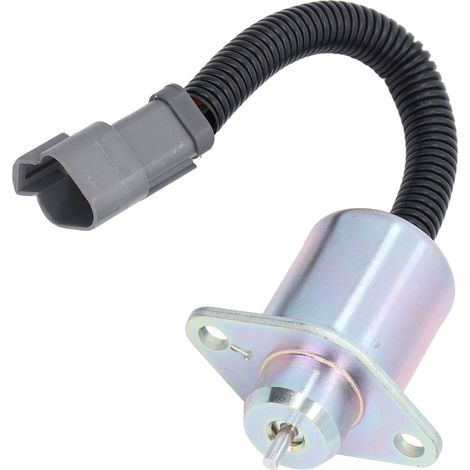 Électrovanne d'arrêt carburant 2848A278, solénoïde de coupure, remplacement pour Perkins CAT 216 226 236 246, chargeuse compacte UB704, moteur diesel, pièce compatible.