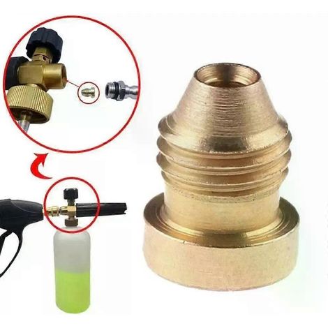Für 8-14 mm Hochdruckreinigerdüse Mehrzweck-Reinigeraufsätze Schaumdüse Praktisches Autoreinigungswerkzeug Zubehör Hardware-JXLGV (1/4)