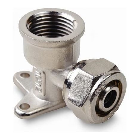 Klemmring Wandscheibe 20x3/4" Deckenwinkel Schraubfitting Aluminim Verbundrohr klemmringverschraubung PEX (1/3)