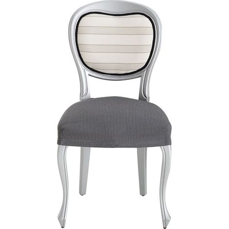 Eysa Italia Ulises Coprisedia, Poliestere-Cotone, Grigio, 40 a 50 cm, 2 unità (1/2)