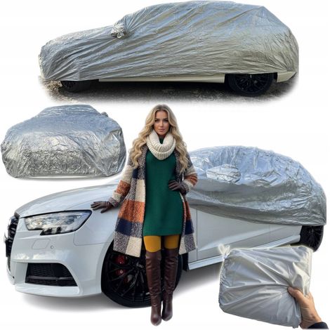 Telo copriauto impermeabile in PEVA taglia L - Audi A3 Golf Ceed i30 Hatchback
