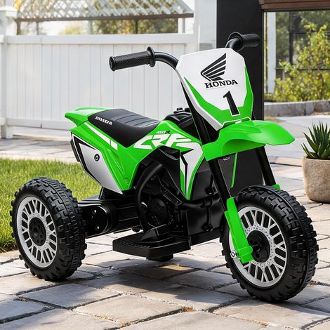 Moto électrique pour enfant vert en PP 71 x 40,5 x 43 cm (1/5)