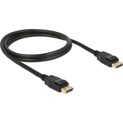 DeLOCK 1m Displayport 1.2a Negro (1/2)