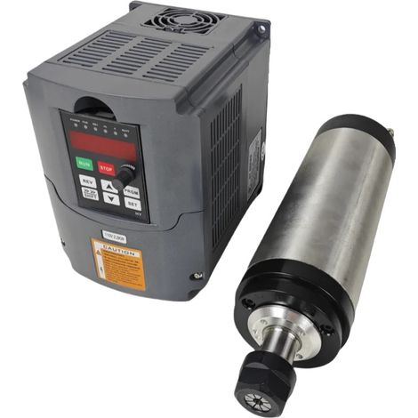 2,2 kW luftgekühlter Spindelmotor, hohe Drehzahl bis zu 24.000 U/min, kompakte Bauweise 80 x 230 mm (1/2)