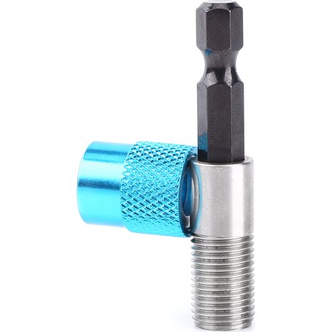 Rallonge magnétique porte-embout à tige hexagonale de 6,35 mm (1/4 pouce) pour perceuse électrique et tournevis, longueur 60 mm (1/5)