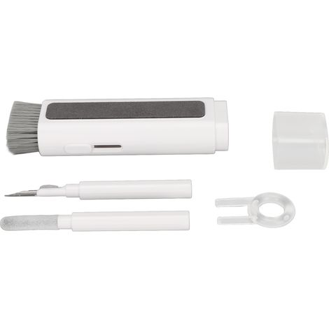 Kit de nettoyage électronique multifonctionnel portable comprenant un stylo-brosse de nettoyage pour écouteurs, ordinateur portable, téléphone, écran et clavier. (1/5)