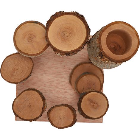 Échelle d'escalade pour petits animaux, en bois de pommier naturel, avec distributeur de nourriture et jouet à mâcher pour hamster, modèle colonne, petite taille. (1/5)