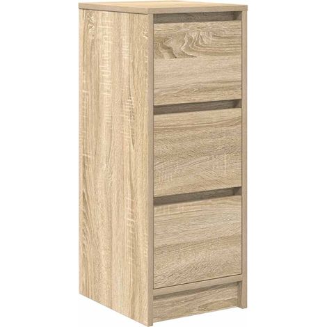 Maison Exclusive - Aparador de roble Sonoma 29,5x34x76 cm Madera