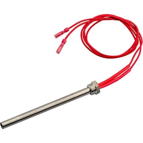 Allumeur à tige chaude 220V 350W, élément chauffant démarreur à bougie pour poêle à granulés de bois pour dispositif de chauffage - 170mm (longueur) - Filetage M16 et pas de 1,5mm (1/5)
