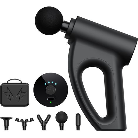 Pistolet de massage écran LCD intelligent professionnel fascia (1/2)