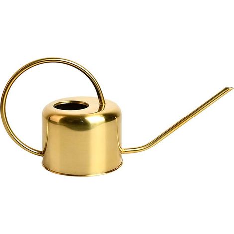 Mini arrosoir doré en zinc 36cm (1/4)