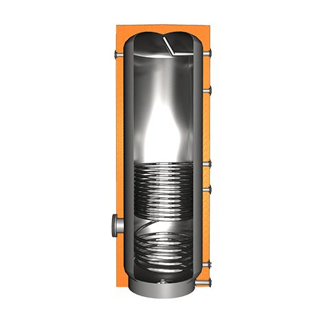 Edelstahlspeicher mit 1 Wärmetauscher - JEBS1 - 150 L