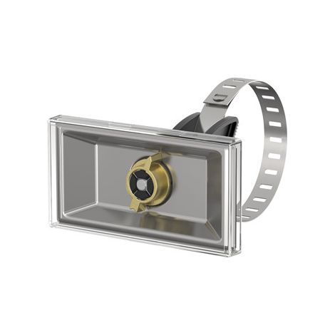 Flamco Universal-Schilderhalter Edst., Kunststoff f. Schilder 100 x 50mm, F55002 (1/3)