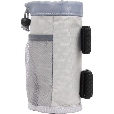Portaborraccia per bicicletta e borsa da manubrio con tasca a rete per cellulare, 17,5x8,5x17,5 cm (1/5)
