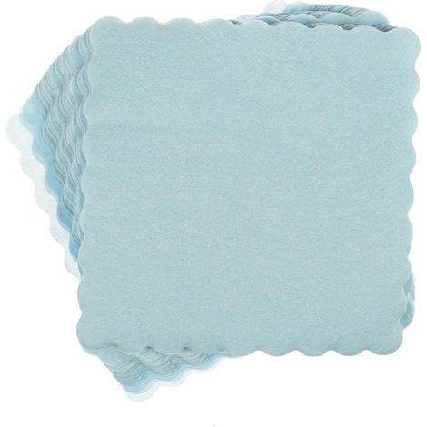 Servilletas de catering azules de 15x15 cm, 120 unidades.