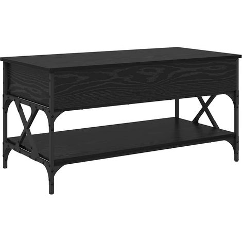 Maison Exclusive - Mesa de Café Roble Negro 100 x 50 x 50 cm Made