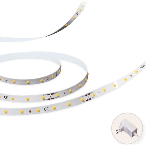 Bande LED, 3000K, IP20, 5 m, pour la décoration de meubles, téléviseurs, étagères et environnements intérieurs.-AquaForge (1/4)