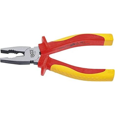 Pince Universelle VDE 180 mm - Acier, Isolation VDE - Sécurité et Polyvalence, 1000 V - D-Work (1/5)