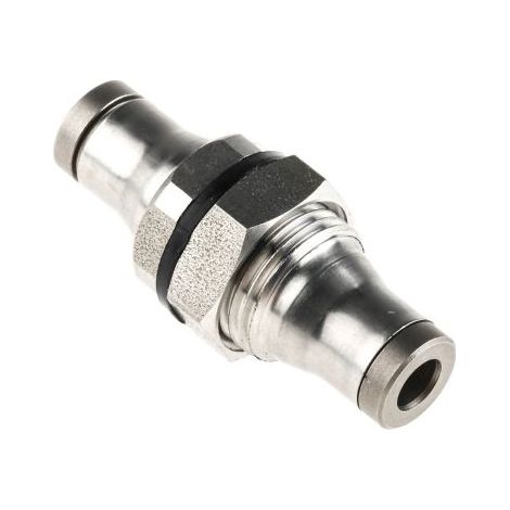 Adaptateur de traversée de cloison Legris LF3800 vers Enfichable 4 mm Enfichable 4 mm ( Prix pour 1 )