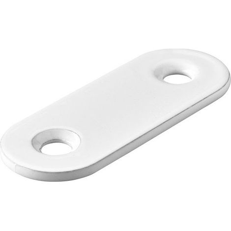 12er-Set HETTICH Montagefüße aus weißem Stahl L. 40 mm HETTICH