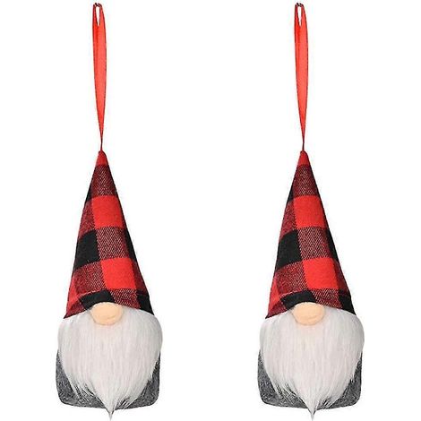 Weihnachtspuppen-Ornamente, gesichtslose Puppe, Weihnachtsdekoration (1/2)