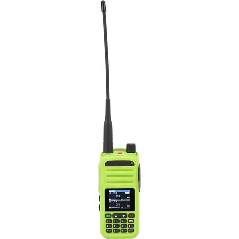 Talkie-walkie sans fil portable bidirectionnel UHF/VHF/AM/FM multibande avec écran couleur et prise européenne (1/5)