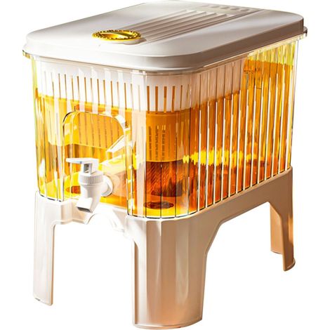 Distributeur de boissons en plastique de qualité supérieure avec bec verseur filtrant pour réfrigérateur et fêtes