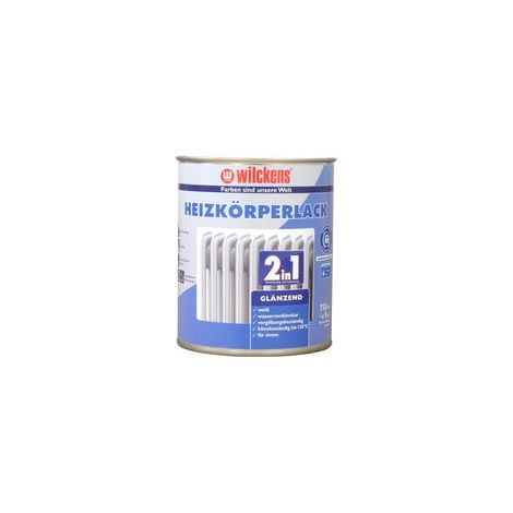 Wilckens Heizkörperlack 2in1 Weiß glänzend 0,375l 10493200030