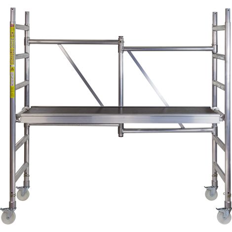 Alu Gerüst Basic 180x60 cm Baugerüst Schnellbaugerüst Alugerüst Leiterngerüst