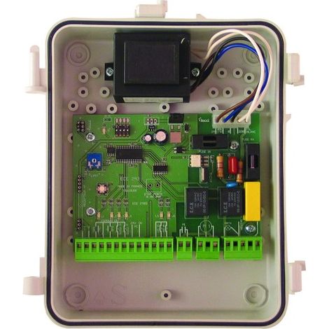 Armoire de commande 230 V EA244C Pour Portails Coulissants et barrières automatiques, pour 1 moteur
