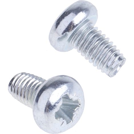 Vis autotaraudeuse RS PRO 5mm, tête Cylindrique, M3 x , en Acier ( Prix pour Sachet de 100 ) (1/2)