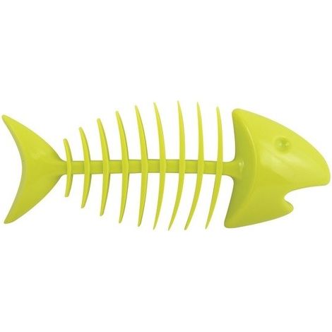 Porte-savon MSV en PVC en forme de poisson de couleur verte (1/2)