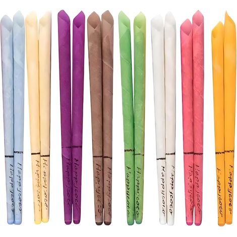 Set di 16 candele per la pulizia delle orecchie, 8 fragranze, multicolore (1/5)
