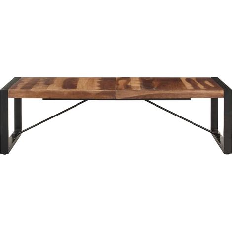 Maison Exclusive - Couchtisch 140x70x40 cm Massivholz (1/5)