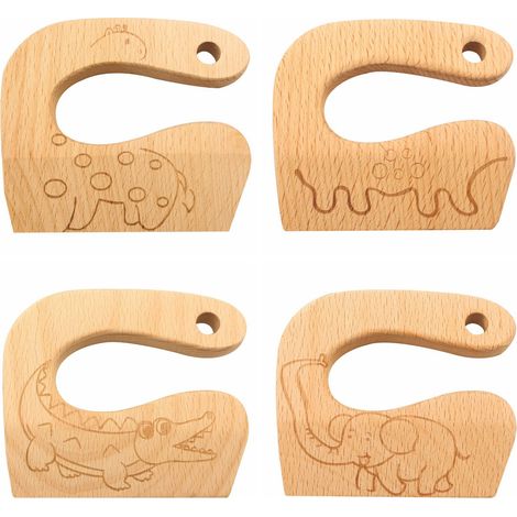 couteaux de cuisine en bois pour enfants Couteaux de sécurité pour enfants Couteaux de cuisine en bois (1/5)