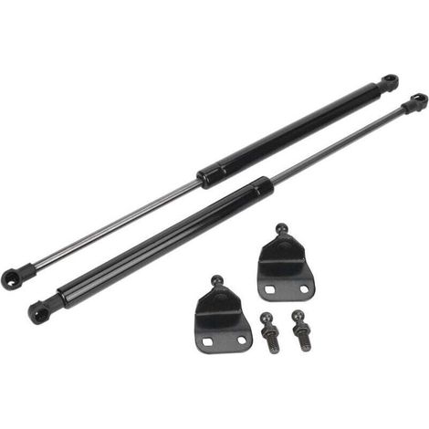 2x Universal-Gasdruckfedern 400 mm 300 N für Motorhaube, Kofferraum und Heckklappe (1/4)
