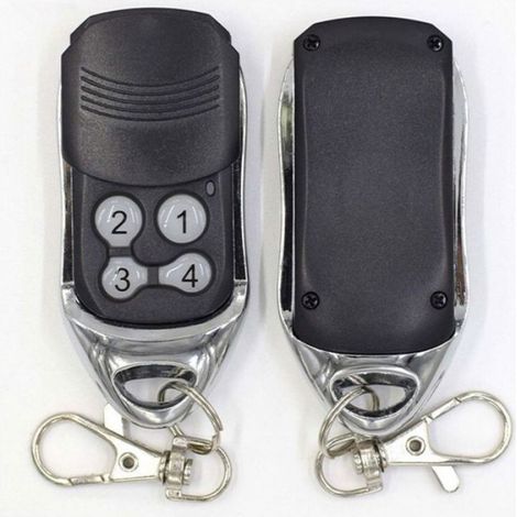 Télécommande universelle sans fil 4 boutons pour porte de garage – Fréquence 433,42 MHz – Distance 50-100 m – Compatible av (1/5)
