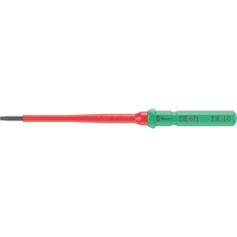 Wera Kraftform Kompakt VDE 67 i TX 10 x 157 mm TIE Elektriker TORX Wechselklinge TX 10 (1/5)