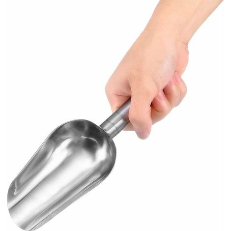 Pelle multifonctionnelle en acier inoxydable pour la nourriture de votre animal de compagnie, marchandises sèches, bonbons, popcorn et épices-Fei Yu