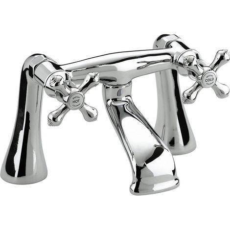 Bristan Colonial Bath Filler Tap - Chrome Plated