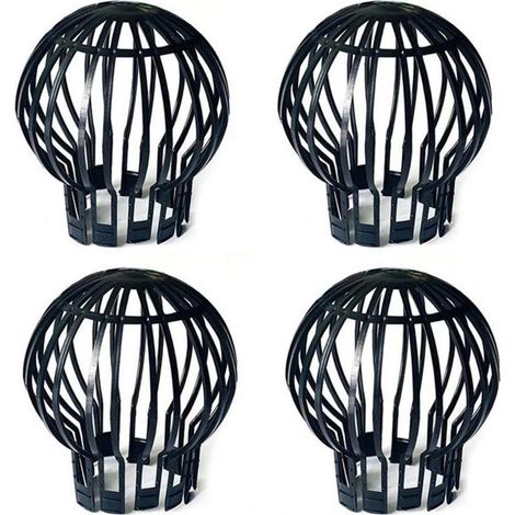 4pcs Plaque de sol en plastique pour l\'évacuation des eaux de pluie, anti-blocage, pour les balcons, pour l\'eau de pluie, pour la maison, anti-feuilles. (1/5)